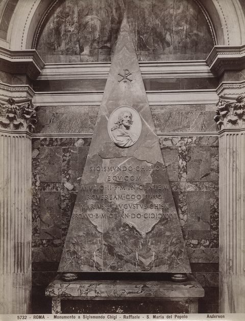 Anderson — Roma - Monumento a Sigismondo Chigi - Raffaele - S. Maria del Popolo — insieme